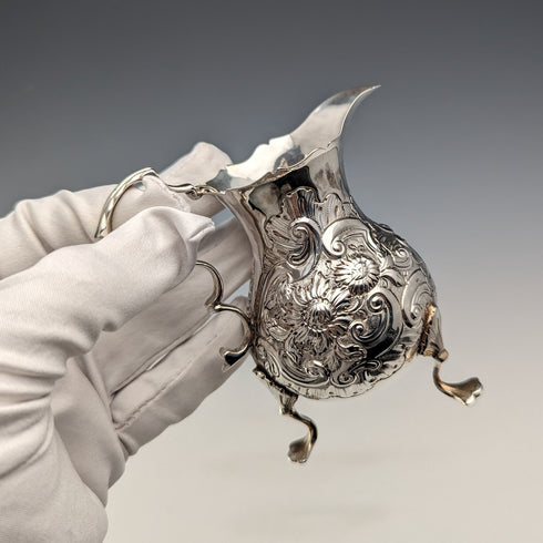 1755 年英國古董純銀奶油壺 75 克 Daniel Shaw